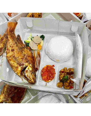 Nasi Ikan Nila Goreng